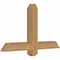 Ekena Millwork Eugene Smooth Timber Gable Bracket, Western Red Cedar, 36"W x 21"H x 3 1/2"D x 3 1/2"F, 14/12 Pitch GBW036X21X0404EUG00SWR - alternate 4